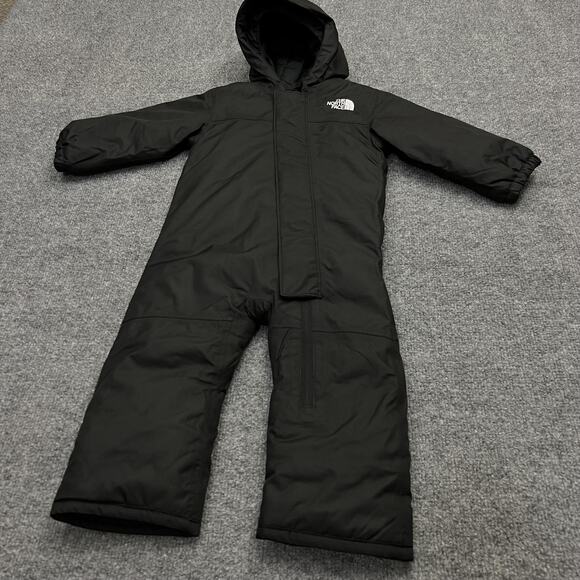 The North Face Snowsuit Baby 6-12 Months Black DryVent Hooded One Piece - Picture 3 of 10